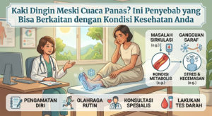 Kaki Dingin Meski Cuaca Panas? Ini Penyebab yang Bisa Berkaitan dengan Kondisi Kesehatan Anda